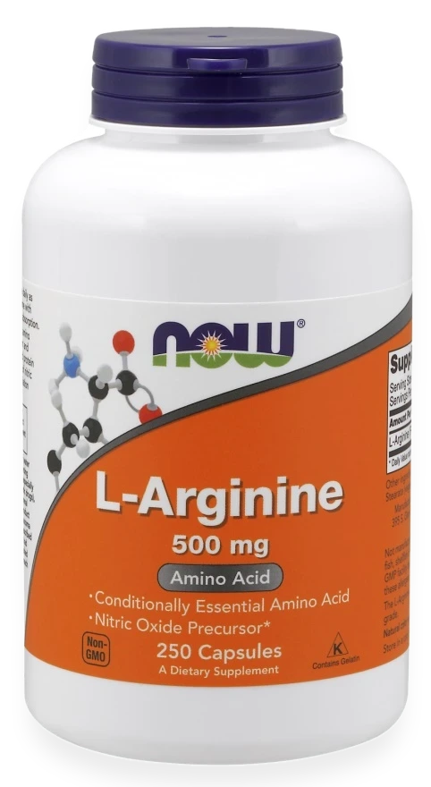 L-Arginine, 500mg - 250 caps