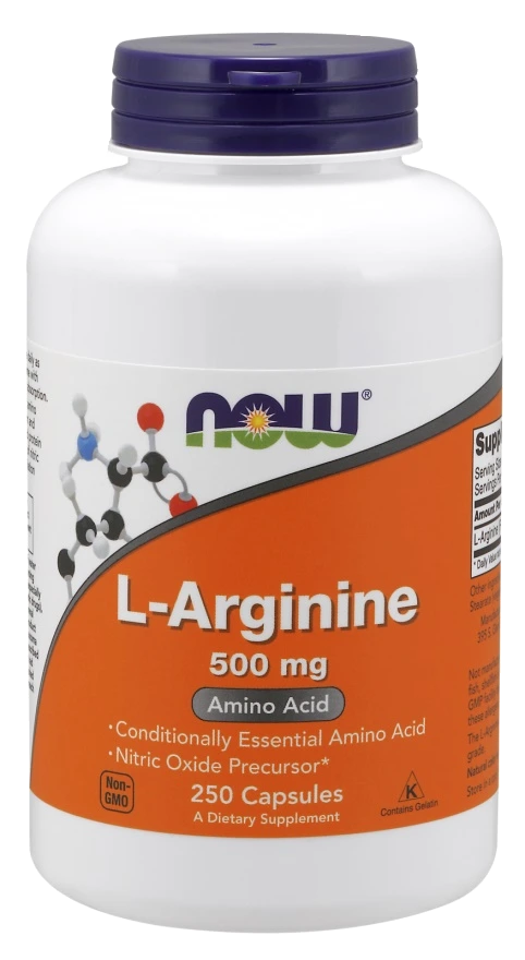 L-Arginine, 500mg - 250 caps
