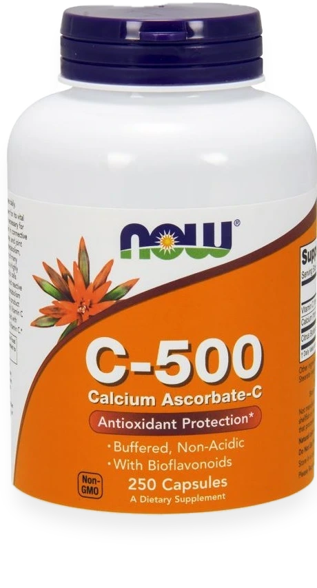Vitamin C-500 Calcium Ascorbate-C - 250 caps