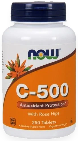 Vitamin C-500 with Rose Hips - 250 tablets