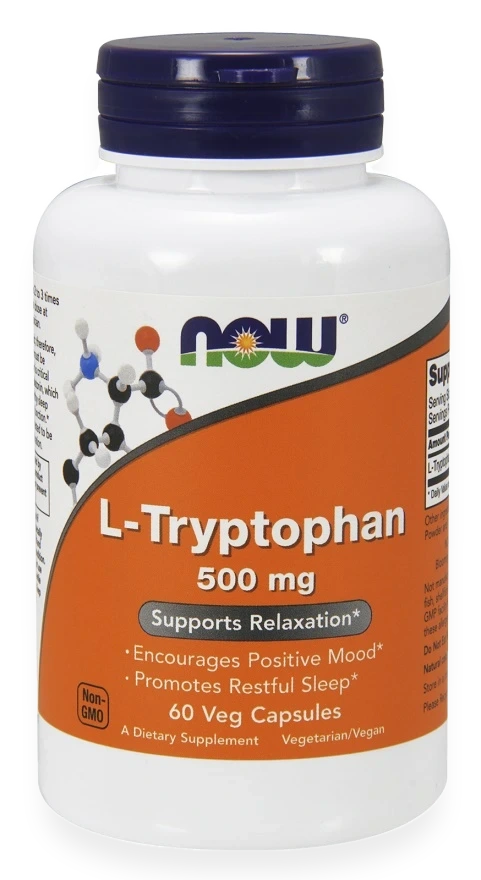 L-Tryptophan, 500mg - 60 vcaps