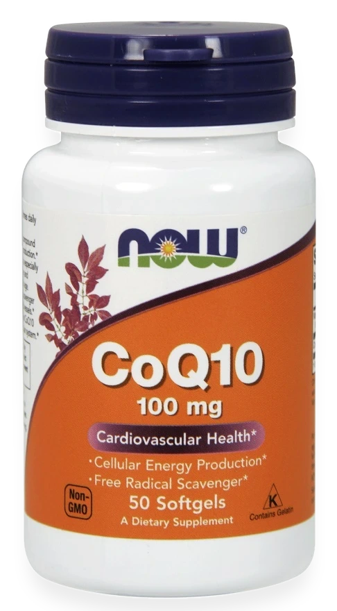 CoQ10, 100mg - 50 softgels