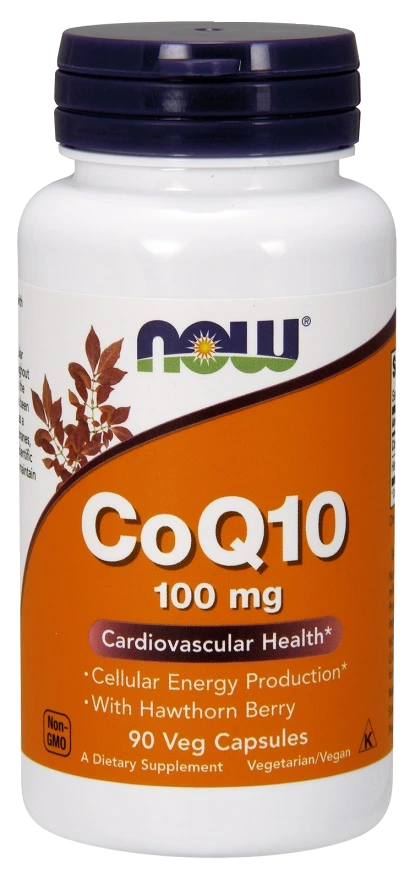 CoQ10 with Hawthorn Berry, 100mg - 90 vcaps