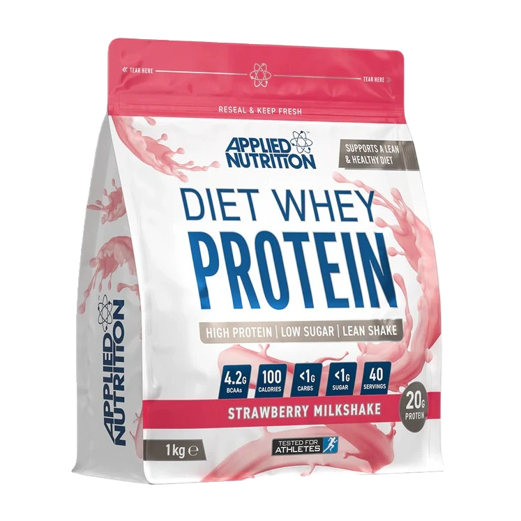 Diet Whey, Strawberry Milkshake (EAN 634158938238) - 1000 grams