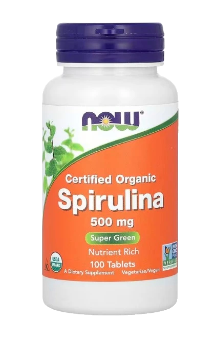 Spirulina, 500mg - 100 tablets