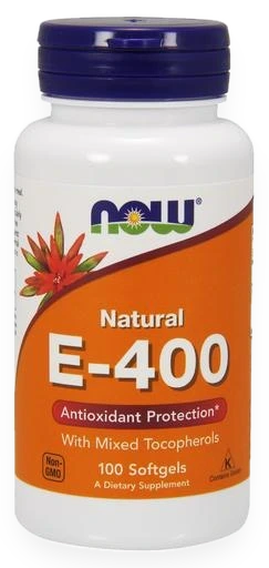 Vitamin E-400 - Natural (Mixed Tocopherols) - 100 softgels