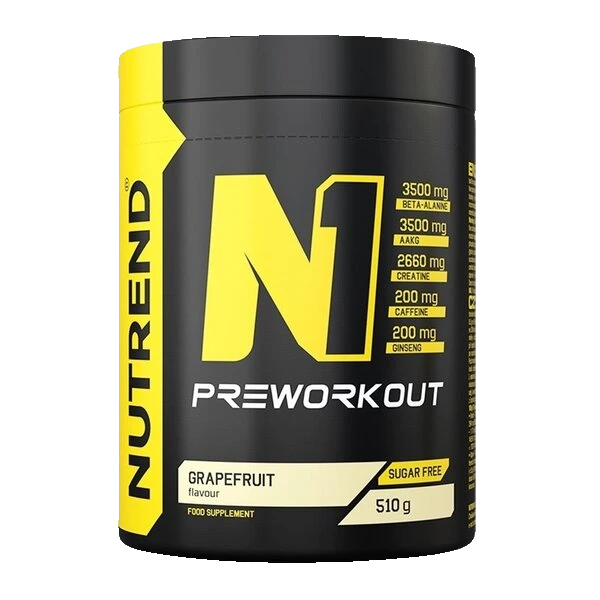 N1 Pre-Workout, Grapefruit - 510 grams