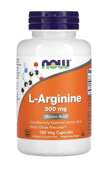 L-Arginine, 500mg - 100 caps