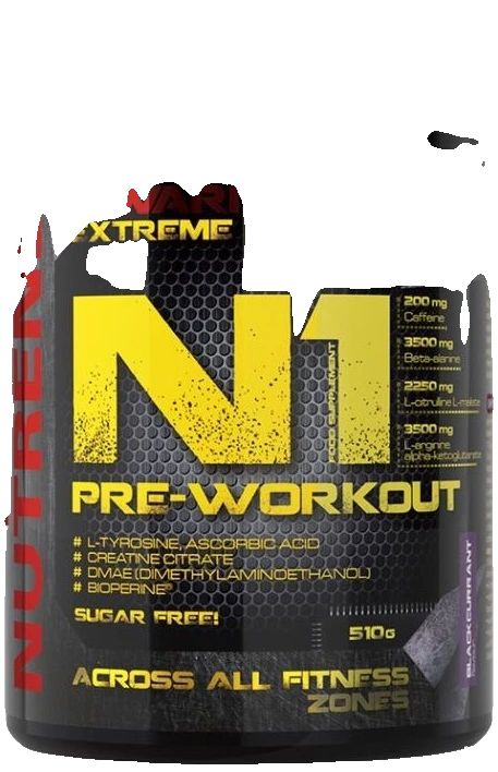 N1 Pre-Workout, Blackcurrant - 510 grams