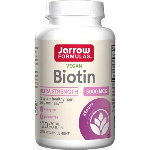 Biotin, 5000mcg - 100 vcaps