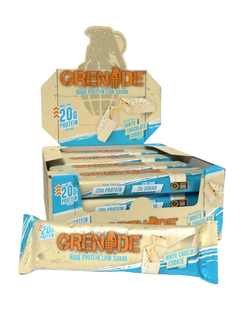 Protein Bars, White Chocolate Cookie - 12 x 60g