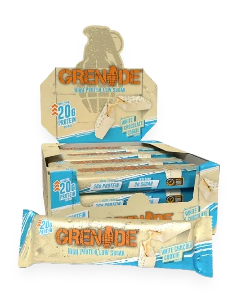Protein Bars, White Chocolate Cookie - 12 x 60g