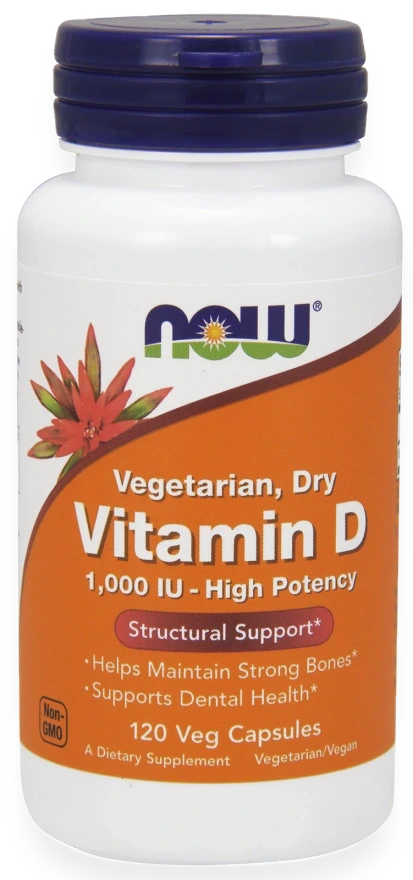 Vitamin D, 1000 IU Vegetarian - Dry - 120 vcaps