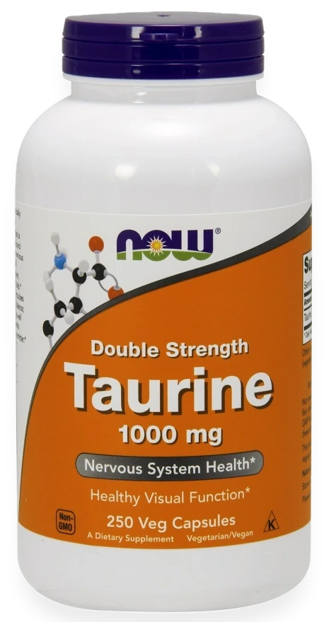 Taurine, 1000mg Double Strength - 250 vcaps