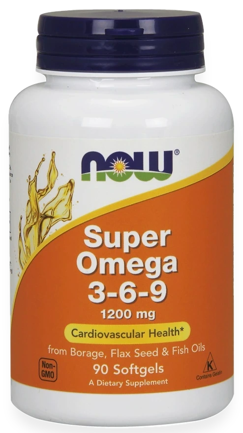 Super Omega 3-6-9, 1200mg - 90 softgels
