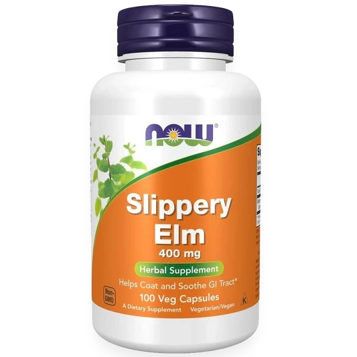 Slippery Elm, 400mg - 100 vcaps