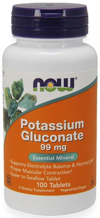 Potassium Gluconate, 99mg - 100 tablets