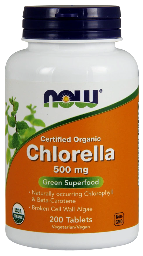 Chlorella, 500mg - 200 tablets