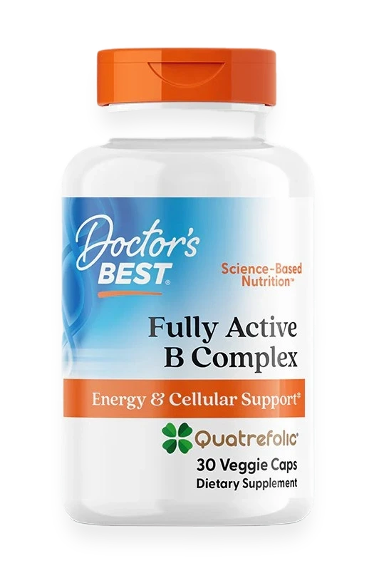 Fully Active B-Complex with Quatrefolic - 30 vcaps