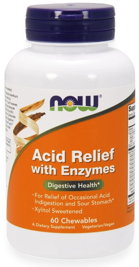 Acid Relief with Enzymes - 60 chewables