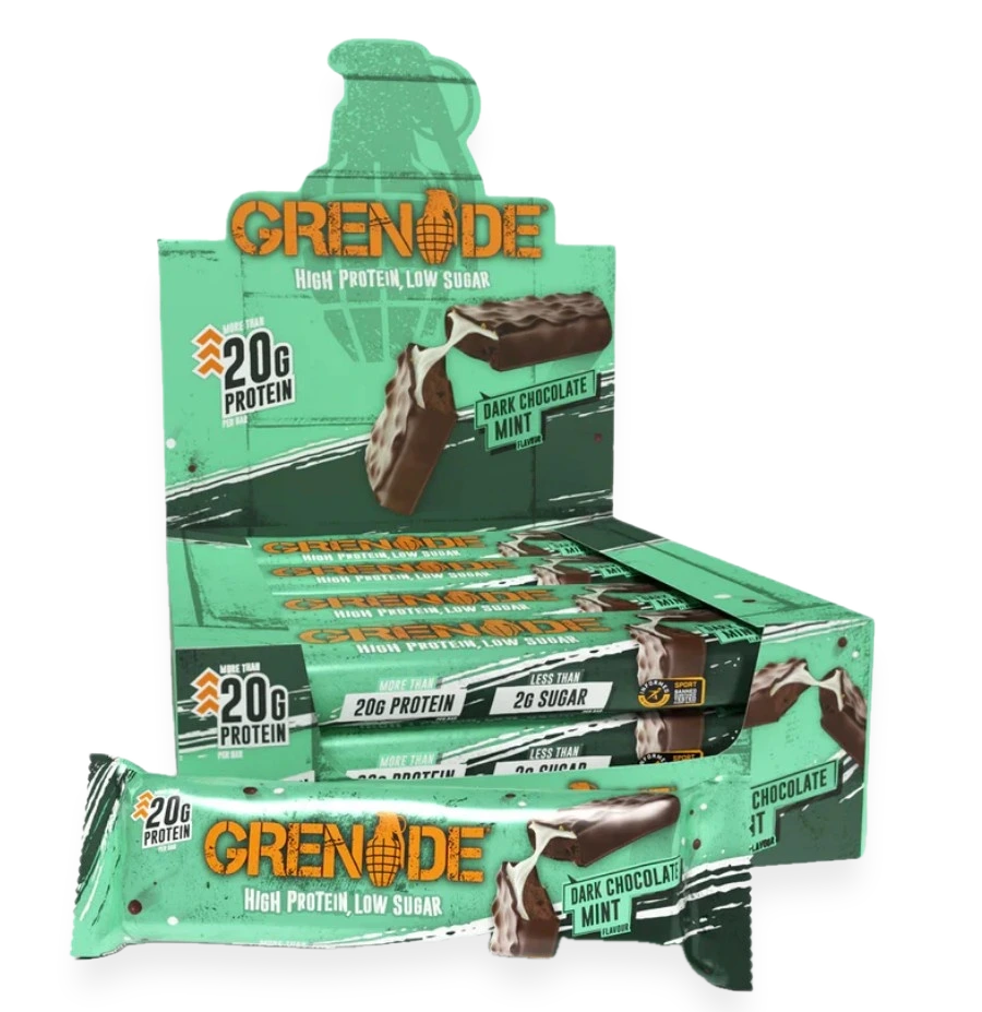 Protein Bars, Dark Chocolate Mint - 12 x 60g