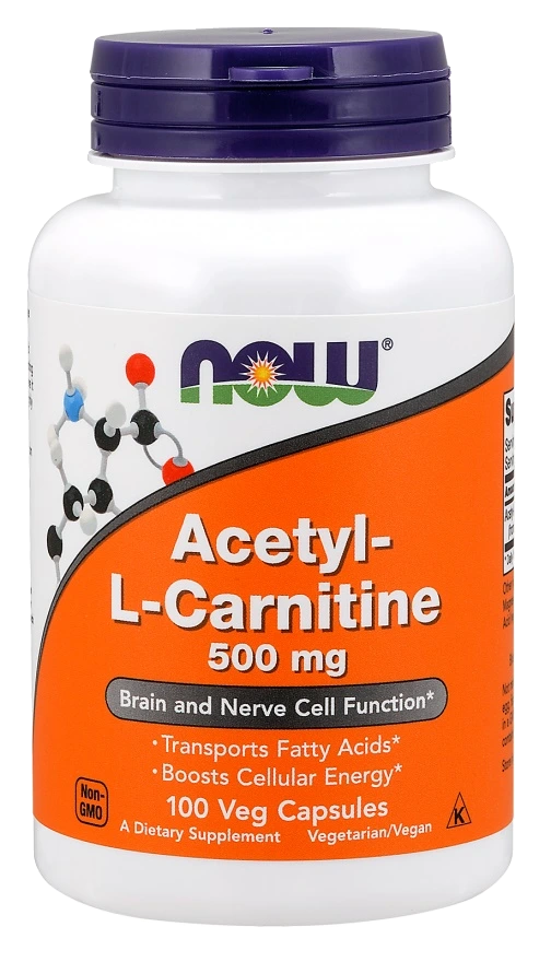 Acetyl-L-Carnitine, 500mg - 100 vcaps