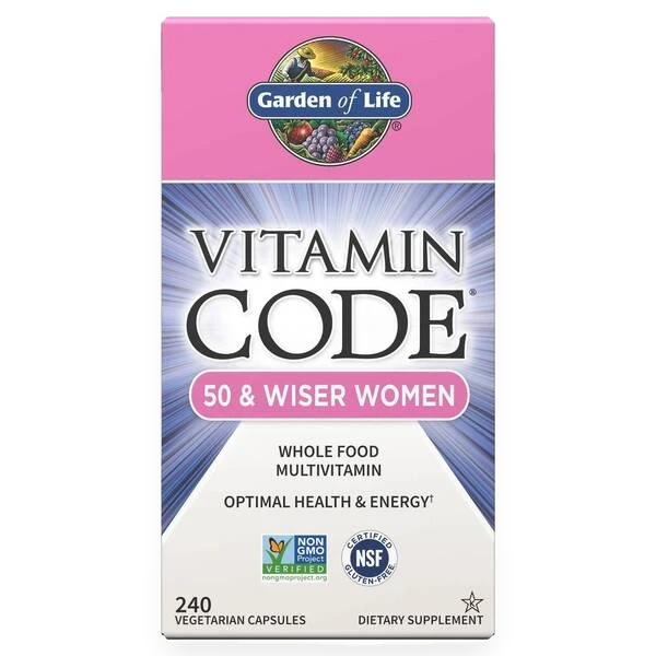 Vitamin Code 50 & Wiser Women - 240 vcaps