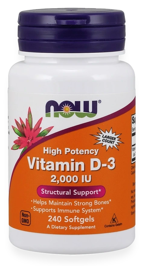 Vitamin D-3, 2000 IU - 240 softgels