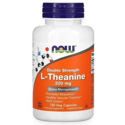 Double Strength L-Theanine, 200mg - 120 vcaps