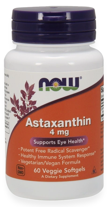 Astaxanthin, 4mg - 60 veggie softgels