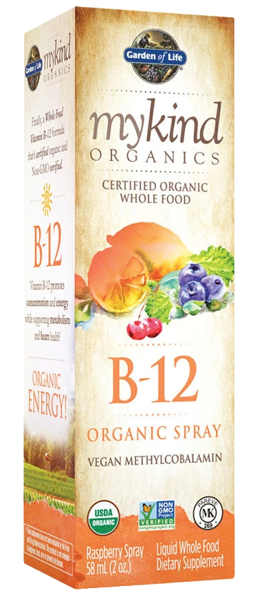 Mykind B-12 Spray, Raspberry - 58 ml.