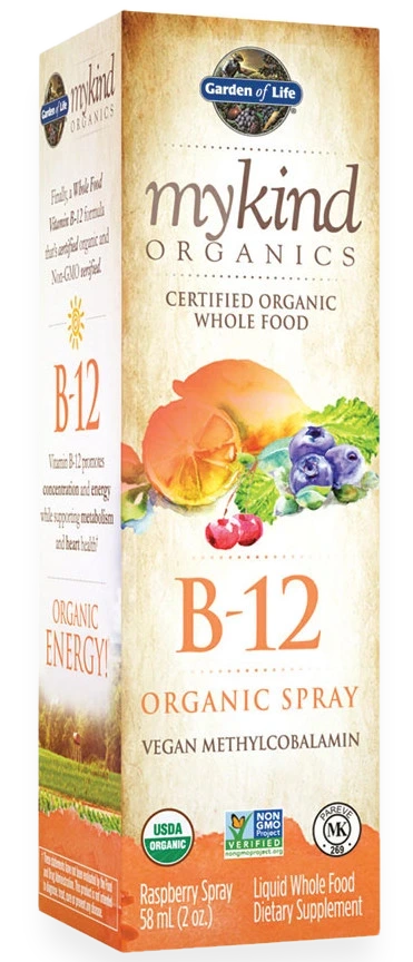 Mykind B-12 Spray, Raspberry - 58 ml.