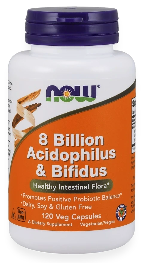 8 Billion Acidophilus & Bifidus - 120 vcaps