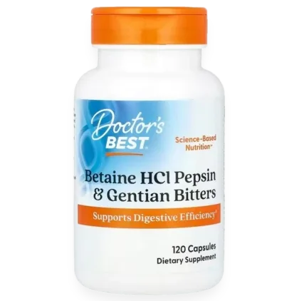 Betaine HCl Pepsin & Gentian Bitters - 120 caps