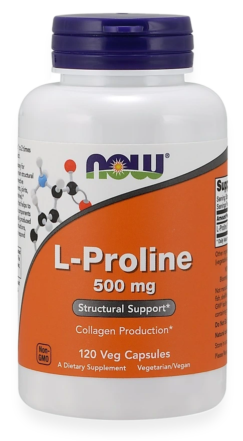 L-Proline, 500mg - 120 vcaps