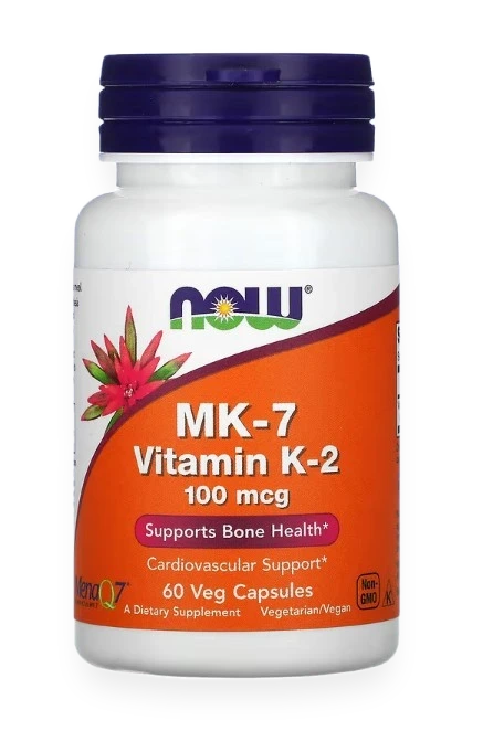 MK-7 Vitamin K-2, 100mcg - 60 vcaps