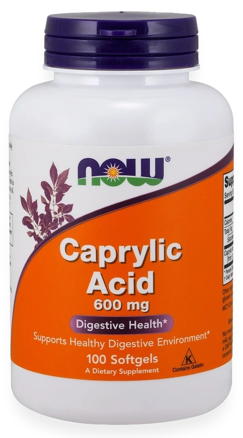 Caprylic Acid, 600mg - 100 softgels
