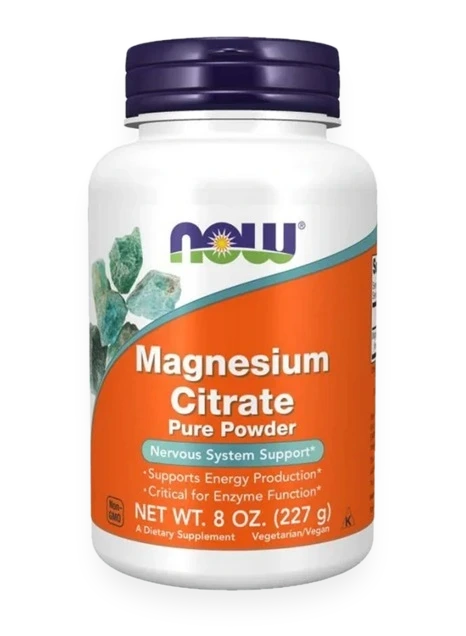 Magnesium Citrate, Pure Powder - 227 grams