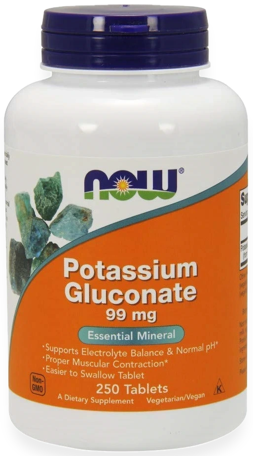 Potassium Gluconate, 99mg - 250 tablets
