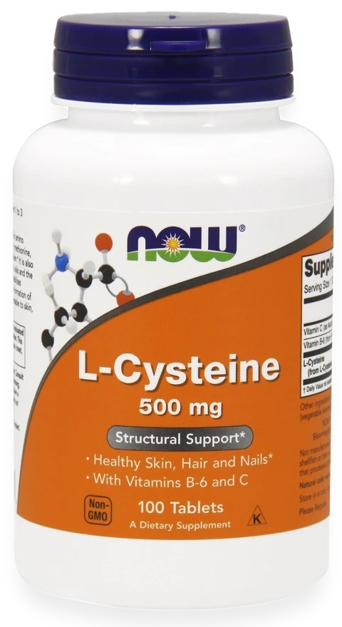L-Cysteine, 500mg - 100 tablets
