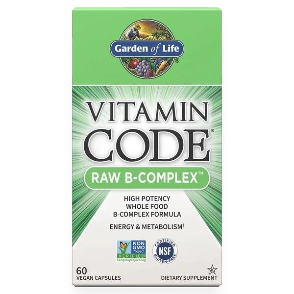 Vitamin Code Raw B-Complex - 60 vegan caps