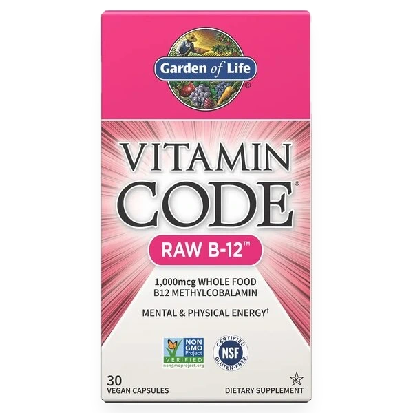 Vitamin Code Raw B-12 - 30 vegan caps