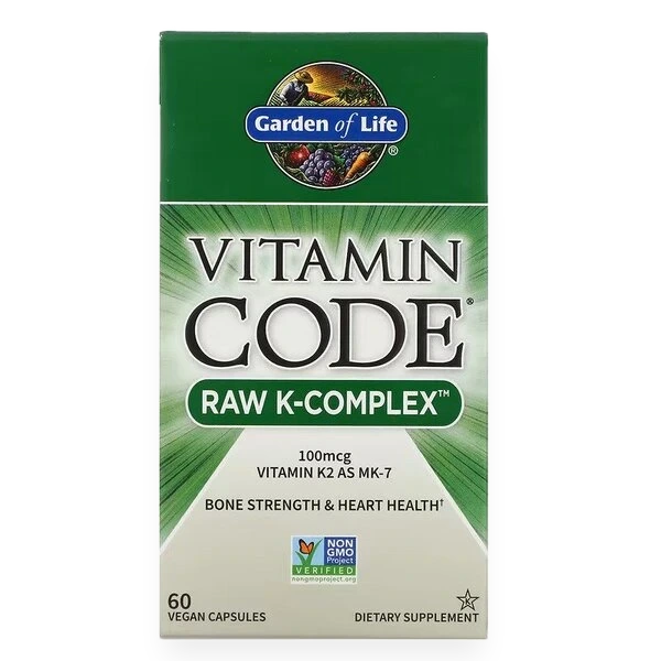 Vitamin Code Raw K-Complex - 60 vegan caps