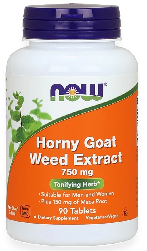 Horny Goat Weed Extract, 750mg - 90 tablets