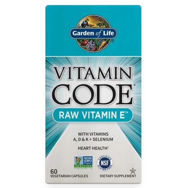 Vitamin Code Raw Vitamin E - 60 vcaps
