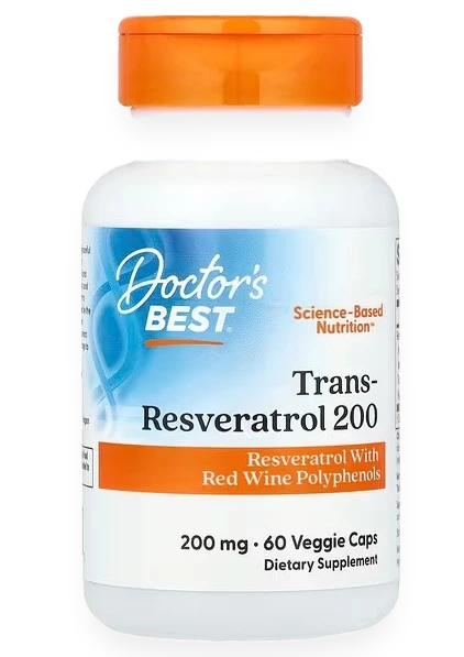 Trans-Resveratrol, 200mg - 60 vcaps