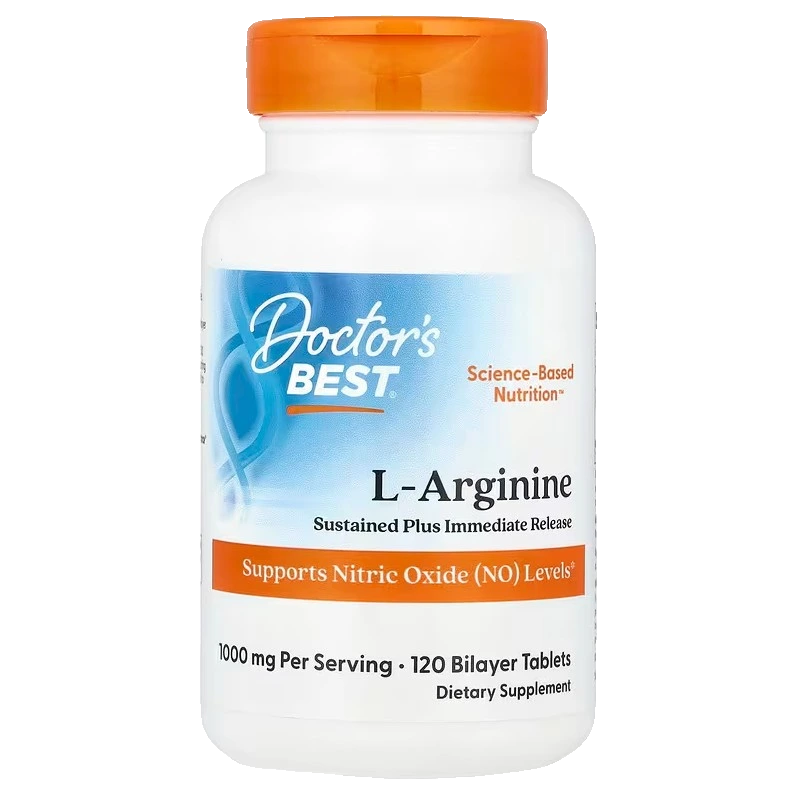 L-Arginine - Sustained + Immediate Release, 1000mg - 120 tablets