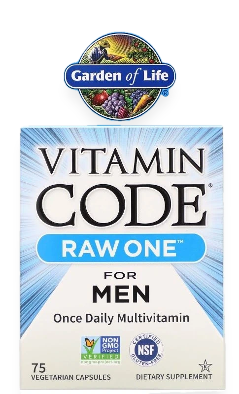 Vitamin Code RAW ONE for Men - 75 vcaps