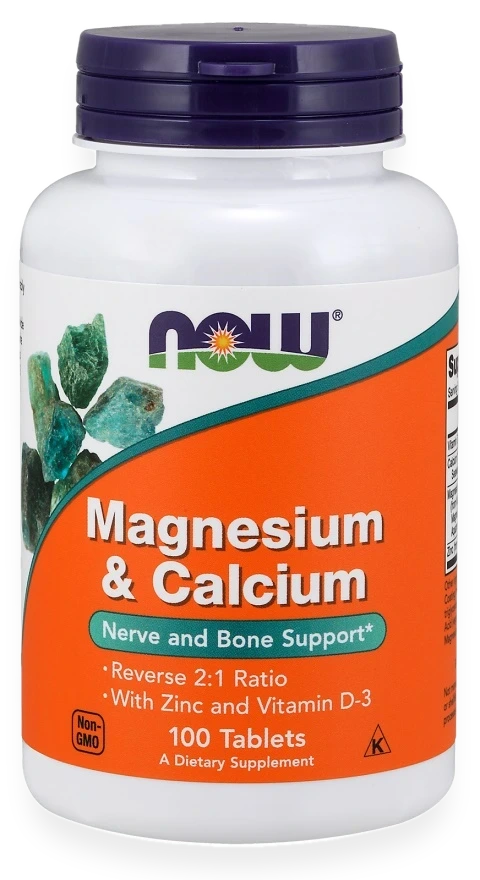 Magnesium & Calcium with Zinc and Vitamin D3 - 100 tablets