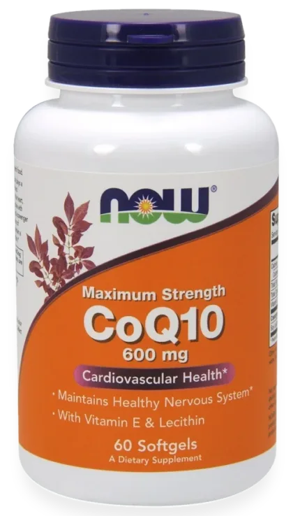 CoQ10 with Lecithin & Vitamin E, 600mg - 60 softgels